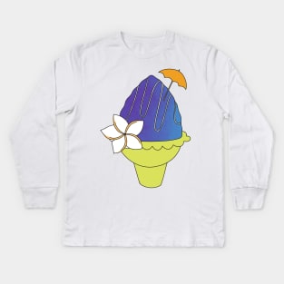 Snow Cone Kids Long Sleeve T-Shirt